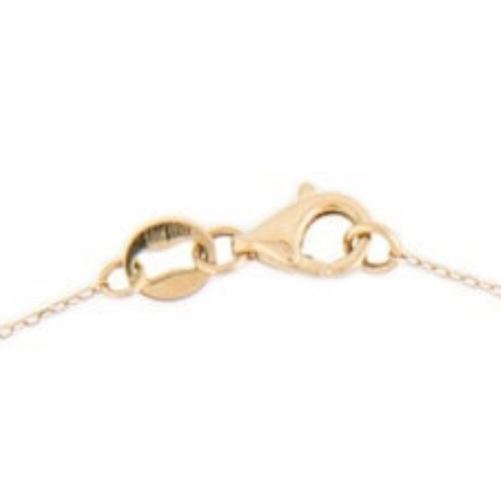 BONY LEVY 18K YELLOW GOLD 750 DIAMOND STACKABLE PENDANT NECKLACE FROM NORDSTROM - Picture 7 of 9